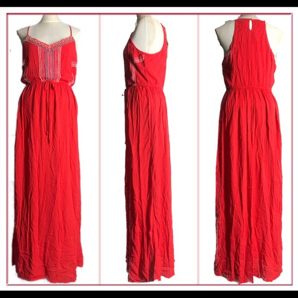 Lily Rose Dresses & Skirts - 🌞 NWT Lily Rose Maxi Dress Bright Coral Sz L